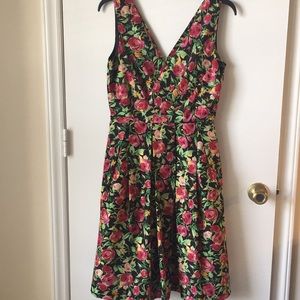 Vintage Silk floral dress
